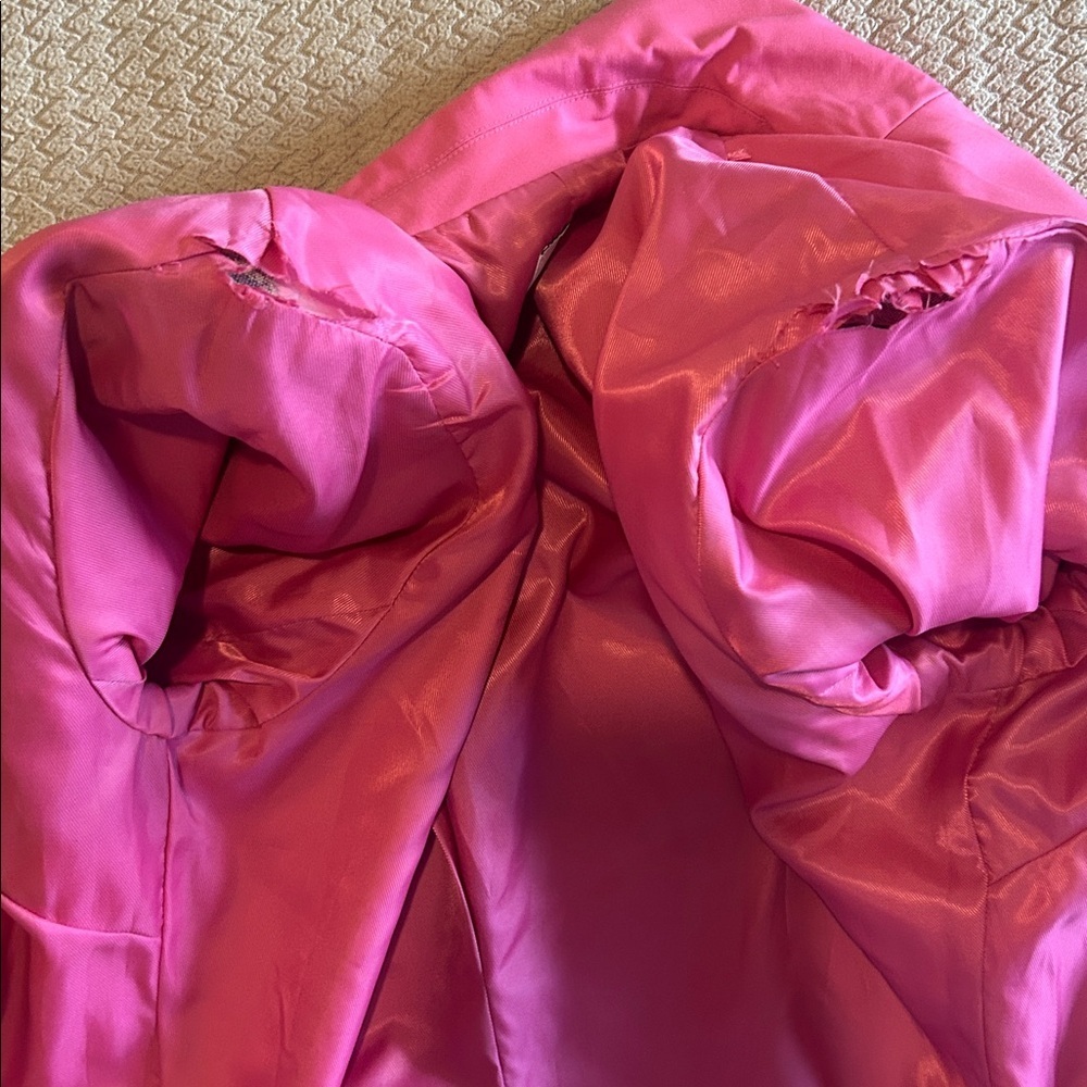 Zara Pink Oversized Blazer Size Small - Picture 7 of 7